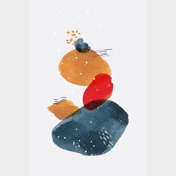 Poster Decorativo Abstrato N010206