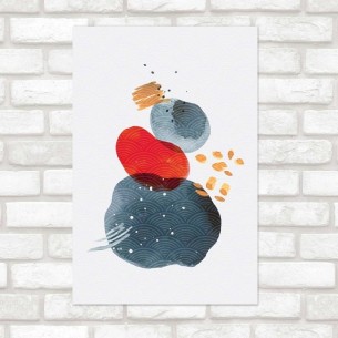 Poster Decorativo Abstrato...