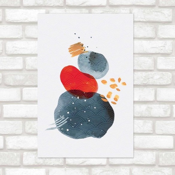Poster Decorativo Abstrato N010208