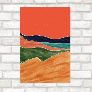 Poster Decorativo Abstrato...