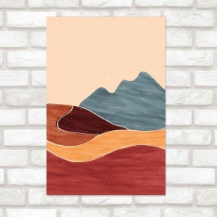 Poster Decorativo Abstrato...
