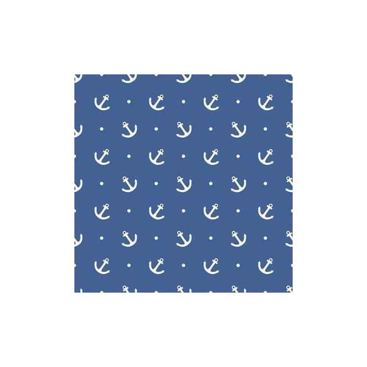 Papel de Parede Adesivo Ancora Azul 272189048
