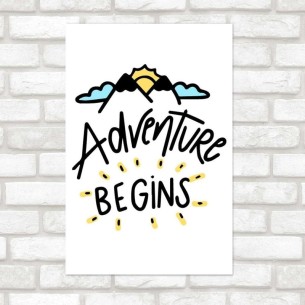 Poster Decorativo Adventure...