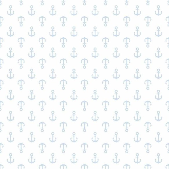Papel de Parede Adesivo Ancora Azul 283982657