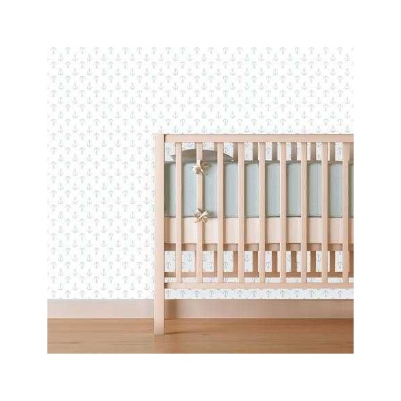 Papel de Parede Adesivo Ancora Azul 283982657