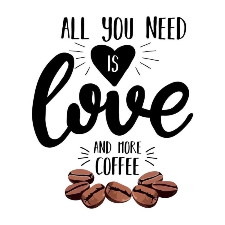 Poster Decorativo All you need is love and more...