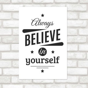 Poster Decorativo Always...