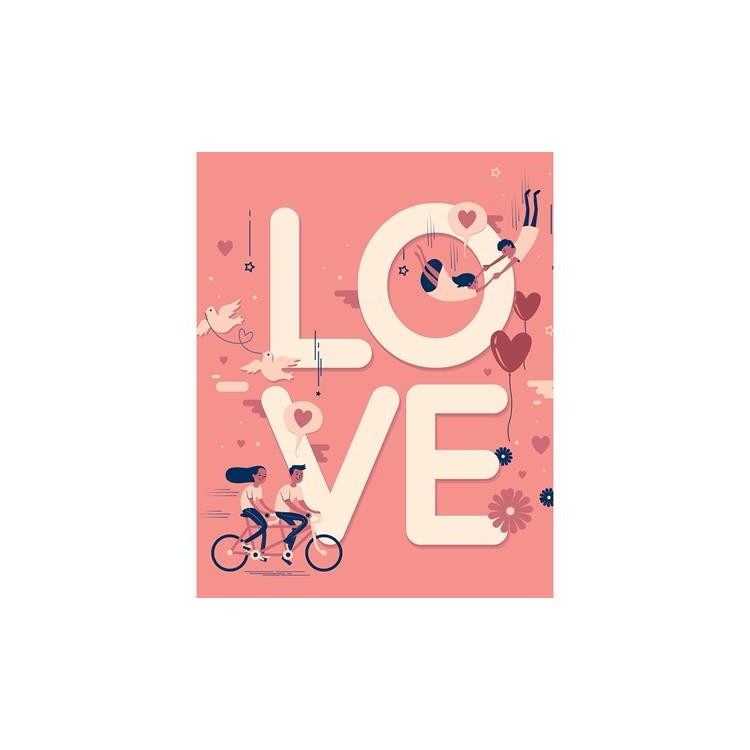 Poster Decorativo Amor Love Romântico 32150