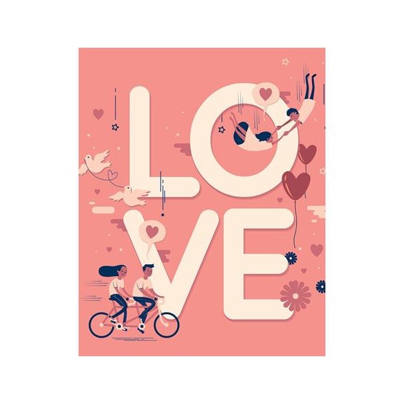 Poster Decorativo Amor Love Romântico 32150
