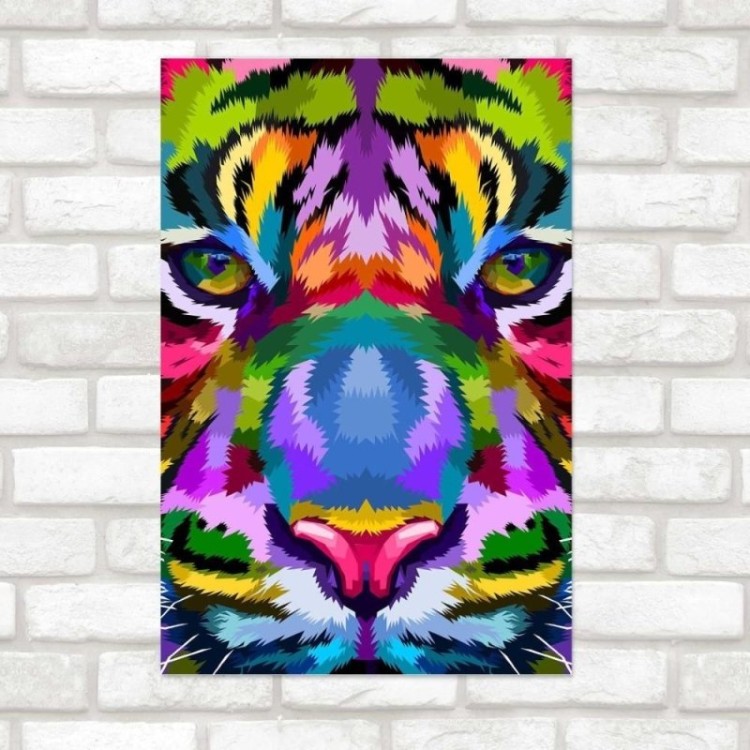 Poster Decorativo Animal Tigre N014226