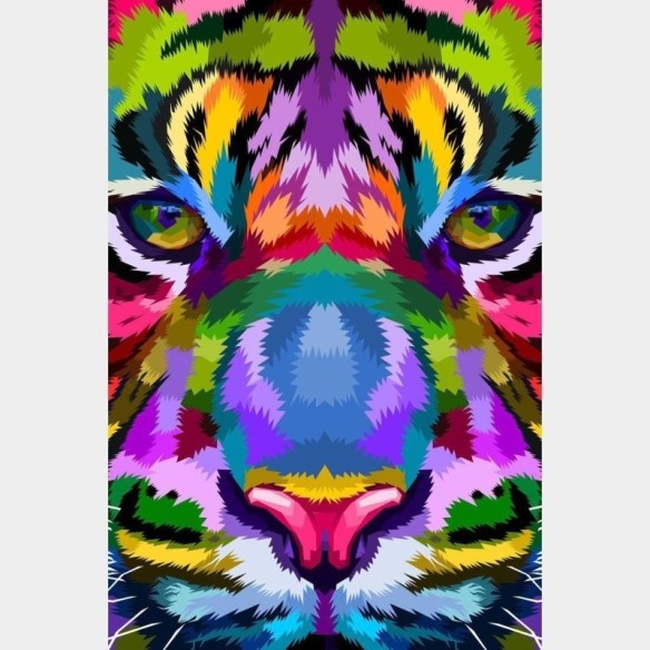 Poster Decorativo Animal Tigre N014226