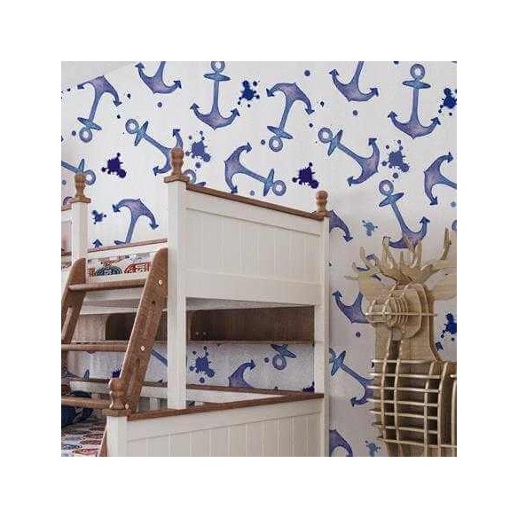 Papel de Parede Adesivo Ancora Mar N149