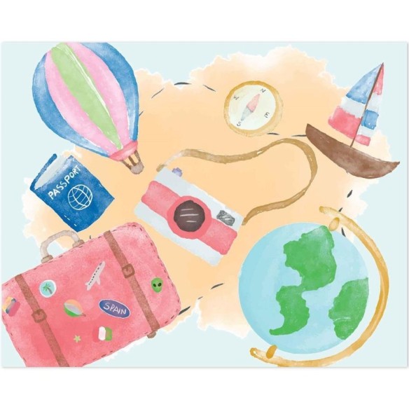 Poster Decorativo artistico viagem PA027