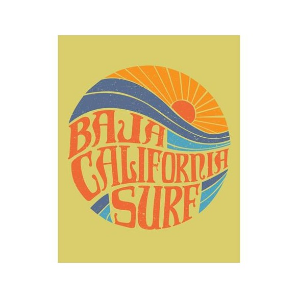 Poster Decorativo Baja California Surf 070707