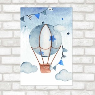 Poster Decorativo Balão de...