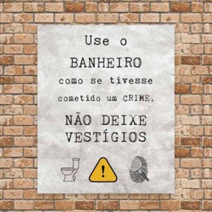 POSTER DECORATIVO BANHEIRO...