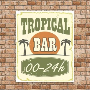 POSTER DECORATIVO BAR PRAIA...
