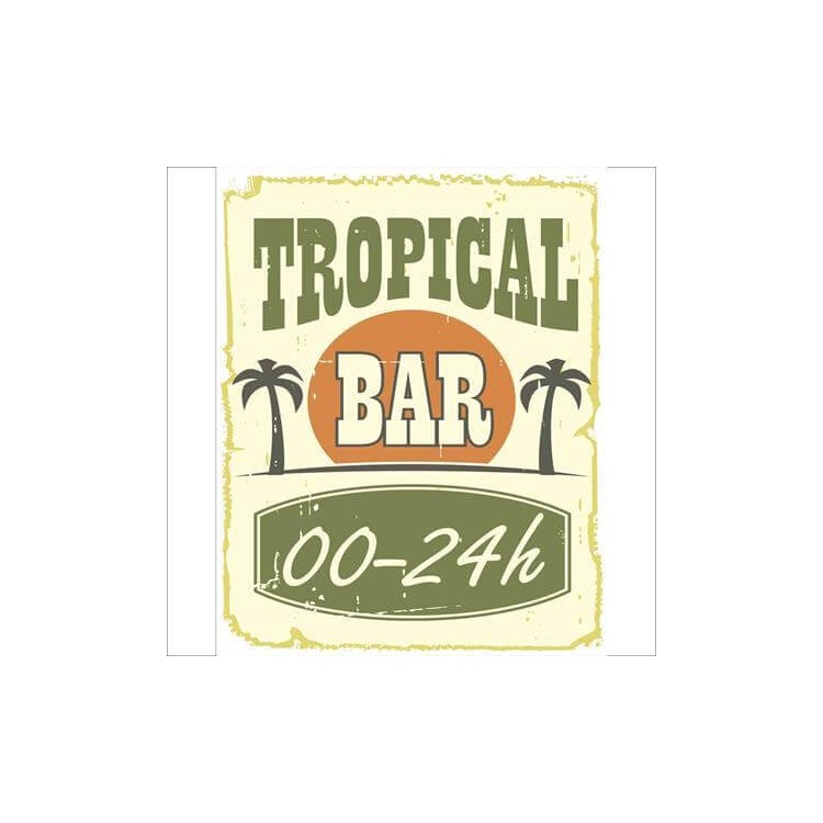 POSTER DECORATIVO BAR PRAIA  08180