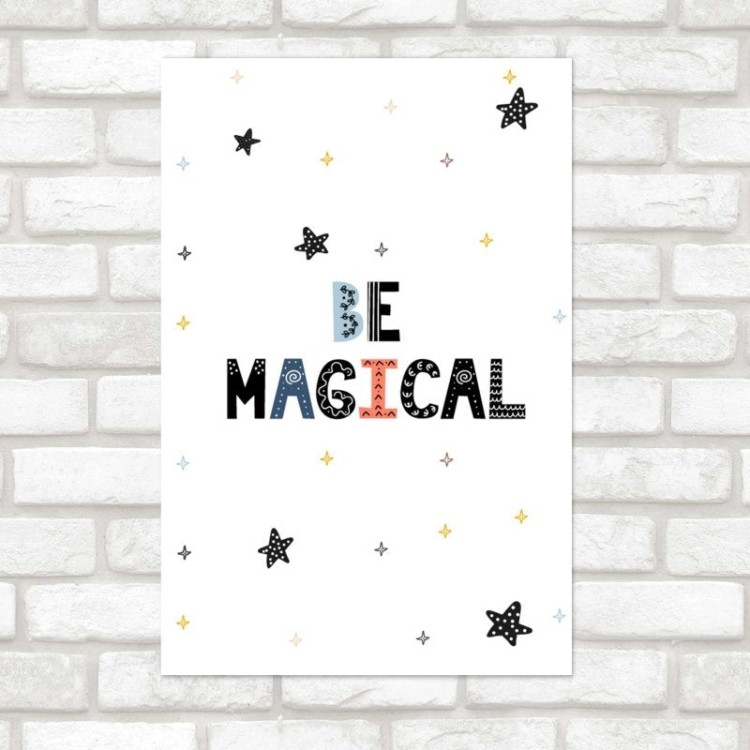 Poster Decorativo Be Magical N08101