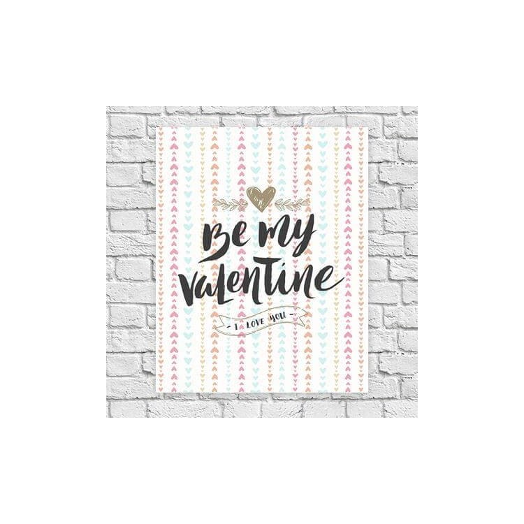 Poster Decorativo Be My Valentine 166843