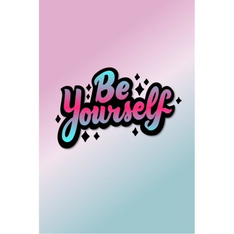 Poster Decorativo Be yourself Retrô N07285