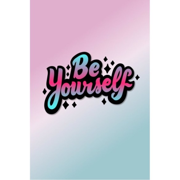 Poster Decorativo Be yourself Retrô N07285