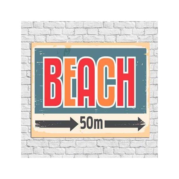Poster Decorativo Beach 50m 042