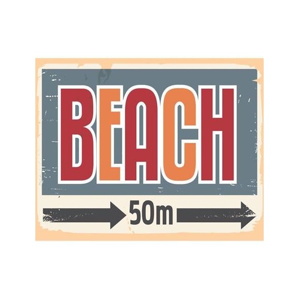 Poster Decorativo Beach 50m 042