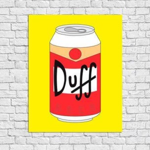 Poster Decorativo Beer Duff...