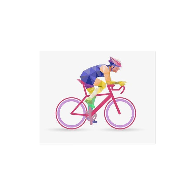 Poster Decorativo Bicicleta Ciclista 88552