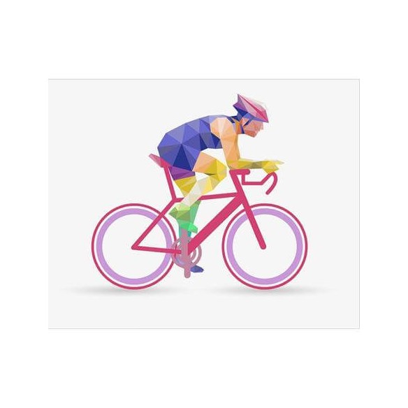 Poster Decorativo Bicicleta Ciclista 88552