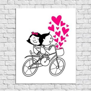 Poster Decorativo Bicicleta...