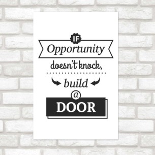 Poster Decorativo Biuld a...