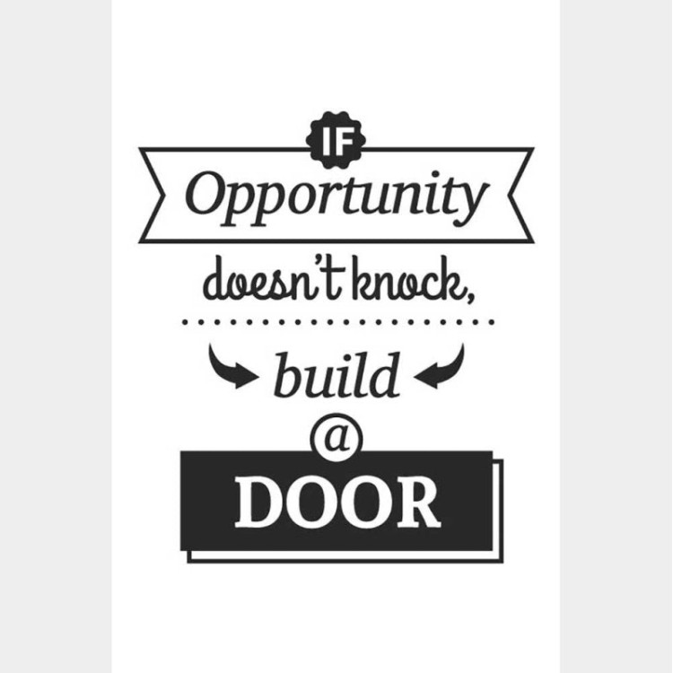 Poster Decorativo Biuld a Door N08295