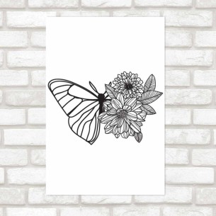 Poster Decorativo Borboleta...