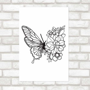 Poster Decorativo Borboleta...