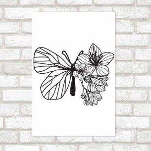 Poster Decorativo Borboleta...