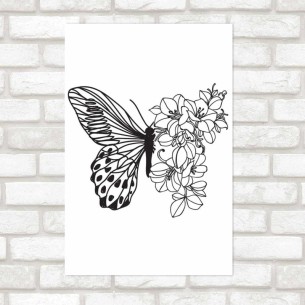 Poster Decorativo Borboleta...