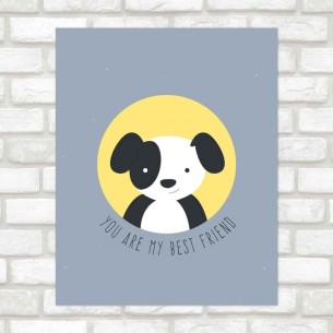 Poster Decorativo cachorro...