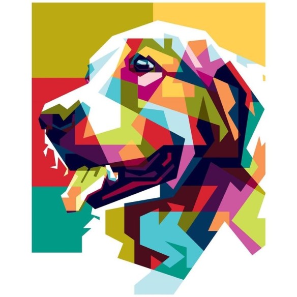 Poster Decorativo cachorro PA0110