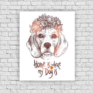 Poster Decorativo Cachorro...