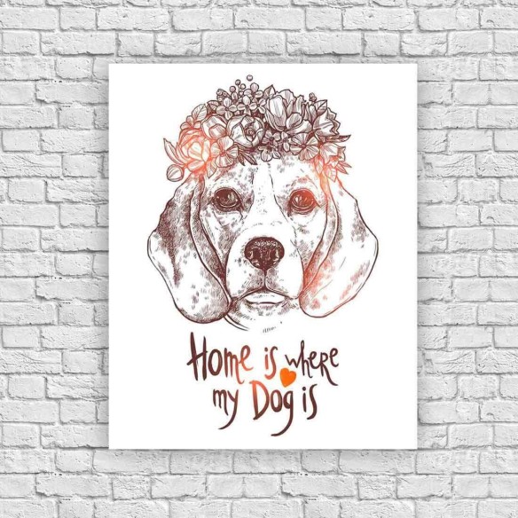 Poster Decorativo Cachorro Pet 14470131