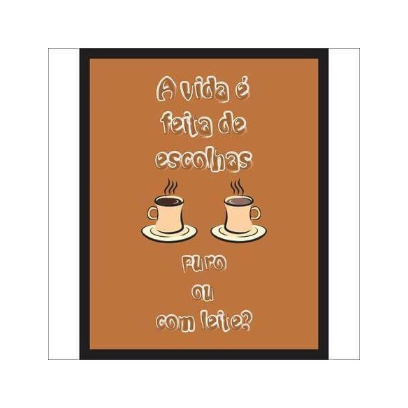 Poster Decorativo Café 910