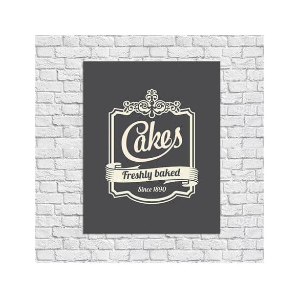 Poster Decorativo Cakes Bolos 5327781