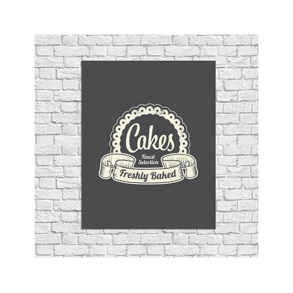 Poster Decorativo Cakes Bolos 5327786