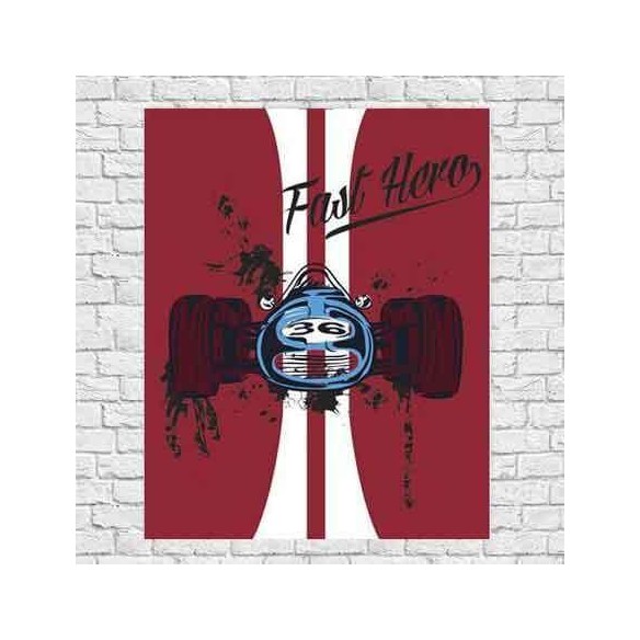 Poster Decorativo Carro de Corrida 264421796
