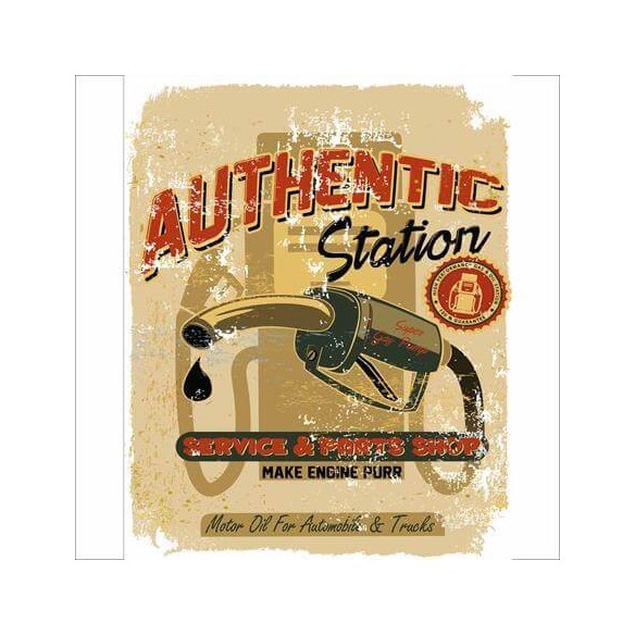 POSTER DECORATIVO CARRO GASOLINA 3579