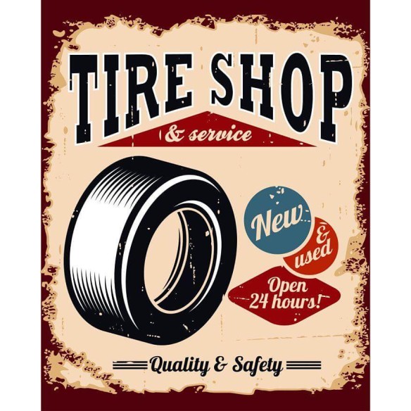 POSTER DECORATIVO CARRO MECÂNICO 10454