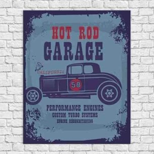 Poster Decorativo Carros...