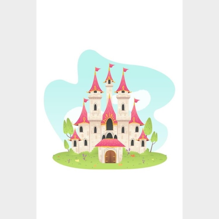 Poster Decorativo Castelo Encantado N07300